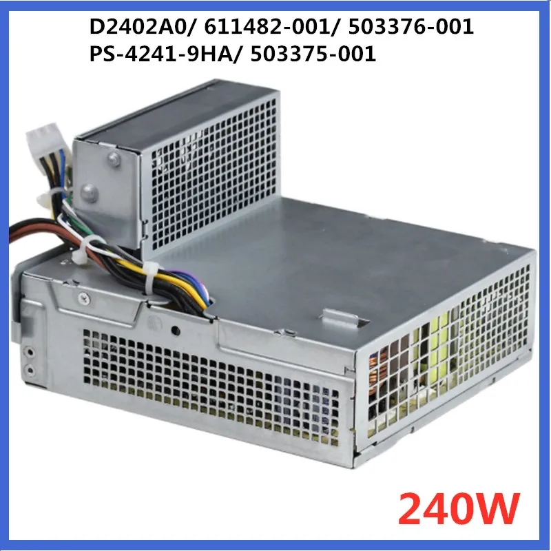 Новый блок питания для HP Compaq 6200 8000 8100 Z200 4000 6000 6005 D2402A0 611482-001 503376-001 PS-4241-9HA 503375-001 |