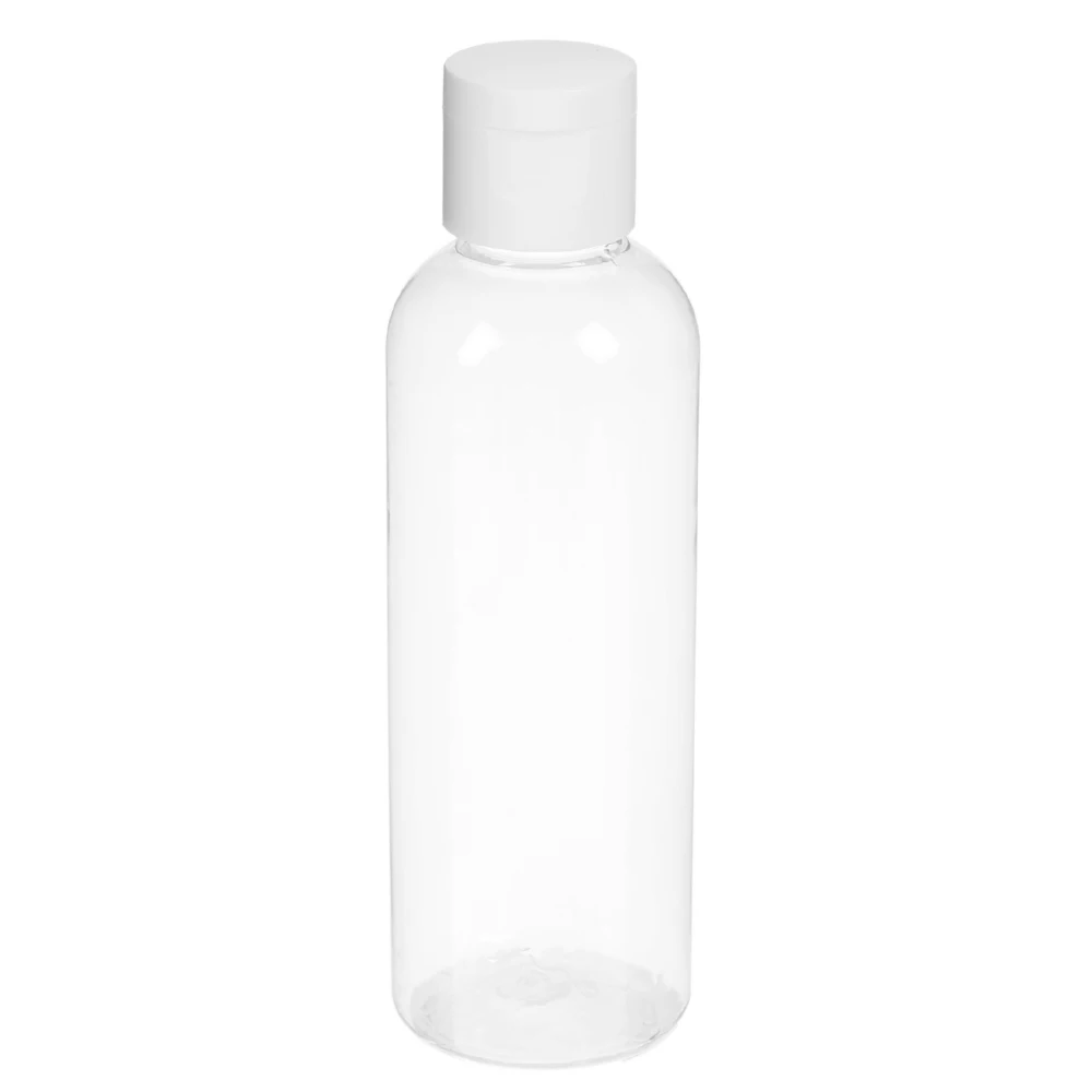 100 ml пустой макияж многоразового бутылки Прозрачный Малый Простой бутылки жидкости косметические контейнеры ясно флип-топ Кепки Jar