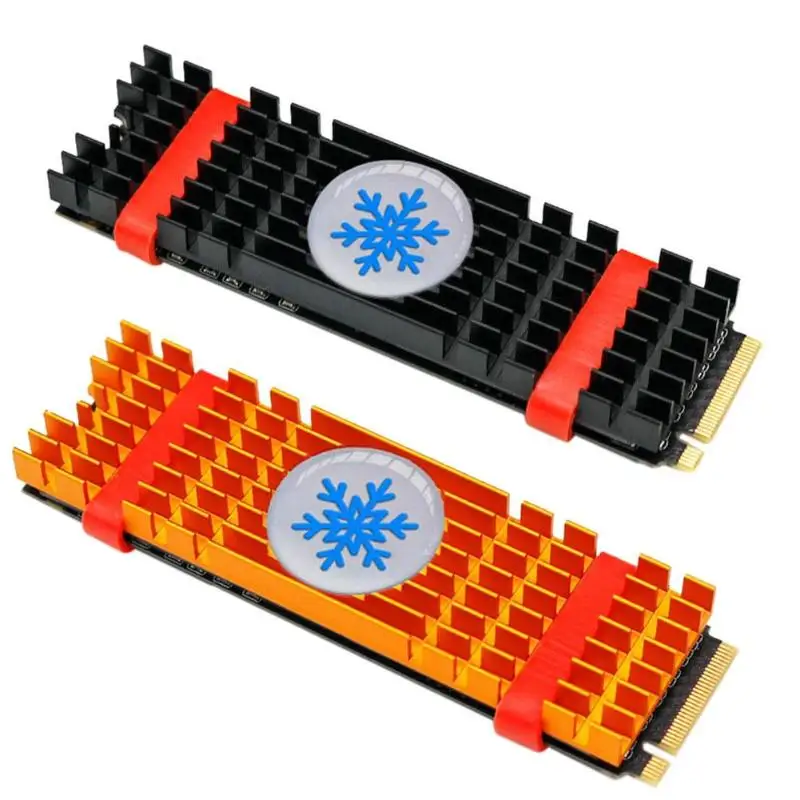 Охлаждающий плавник для ноутбука NVMe M.2 2280 нанометр Теплопроводящая силиконовая