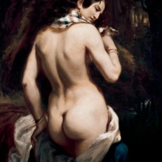 Nude  1842  Theodore Chasseriau (1819-1856 French)  Oil on canvas  Private Collection Poster Print (18 x 24)