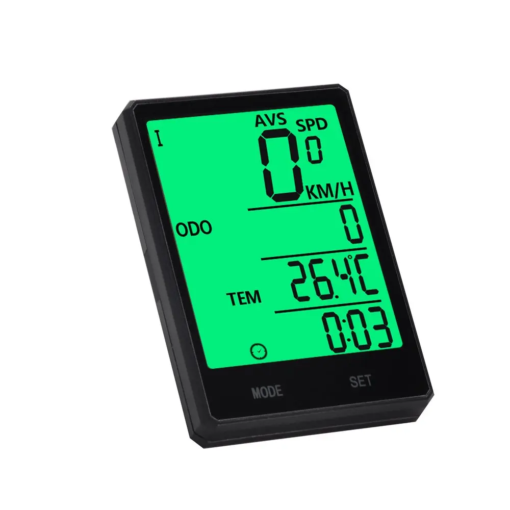 Waterproof Bicycle bike Computer Wireless And Wired MTB Bike computer wireless Cycling Odometer Stopwatch Speedometer | Спорт и