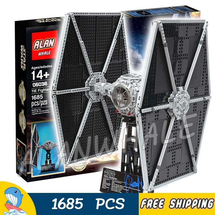 

1685pcs Space Wars The Ultimate Collector Universe 05036 Tie Fighter Figure Building Blocks Toys Kit Compatible with LegoING