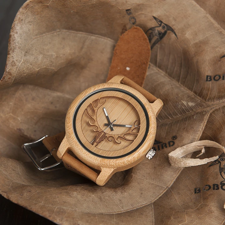 Elk head wood watch (13)