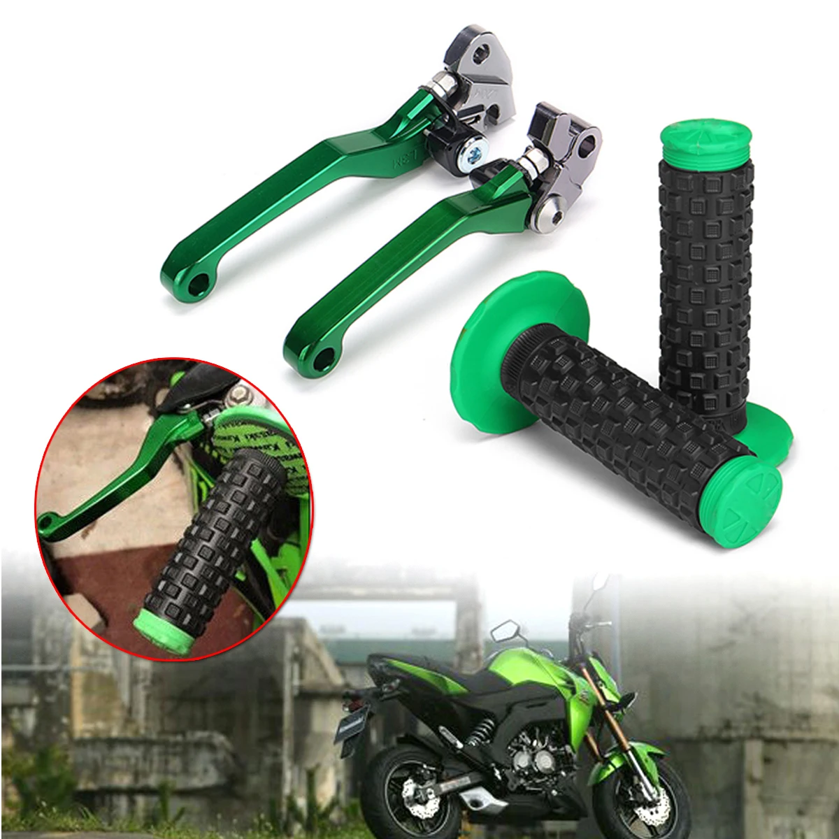 Buy 4pcs CNC Pivot Motorcycle Brake Clutch Lever