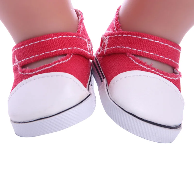 Кукла аксессуары красный Canvas shoes Fit 43 cm baby born Zapf дети Best подарок на день рождения