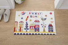 Entrance Door Mats Outdoor font b Indoor b font Anti Slip Floor Mat Printed Bathroom Kitchen