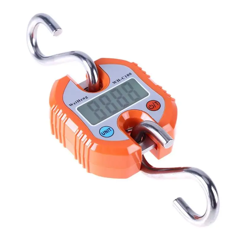 

Hanging Weight Scale 150KG Mini Heavy Duty Electronic Digital Hook Hanging Industrial LCD Balance Portable Weighing Scal