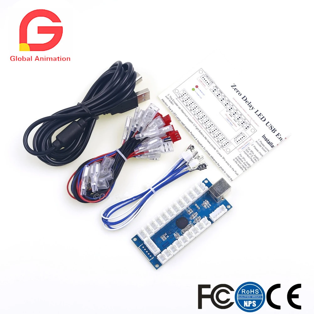 Arcade Contest DIY Cabinet Kits USB Encoder to 8Way Happ style Joystick PC Games + Chrome Plating LED Illuminated Push Button Arcade Contest DIY Cabinet Kits USB Encoder to 8Way Happ style Joystick PC Games + Chrome Plating LED Illuminated Push Button