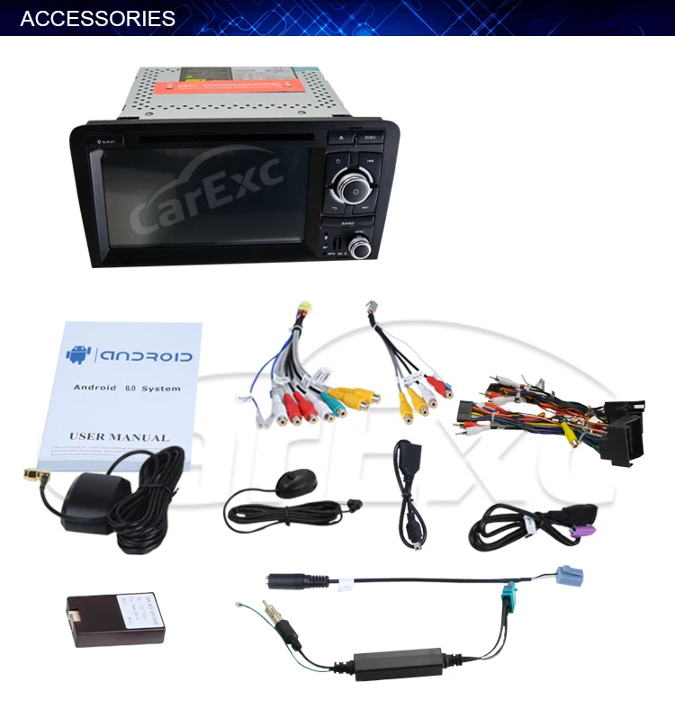 Sale Android 9.0 Car DVD Stereo Player for Audi A3/S3(2003-2013) With TPMS/OBD2/DAB+/GPS/WIFI FM GPS Radio Multimedia Carplay 29