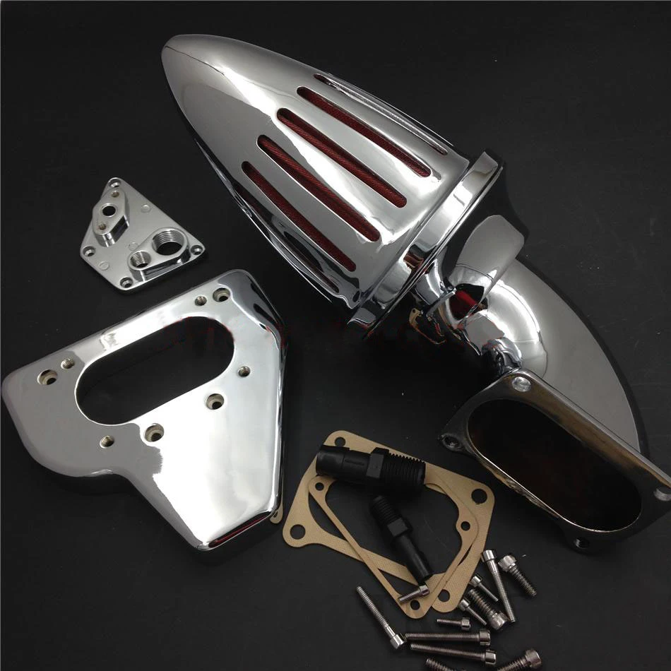 Впускной фильтр для мотоциклетного воздухоочистителя 02-09 Honda VTX 1800 VTX1800 R S C N F Chrome