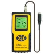 Толщиномер цифровой портативный диапазон измерения покрытия пленки 0-1800um