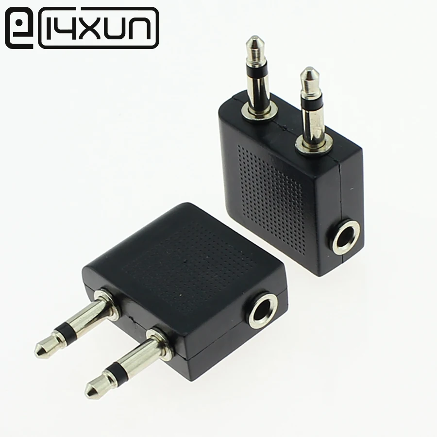 1pcs/lot 3.5mm 2 pole Airplane plug 3.5mm Airplane Airline Headphone