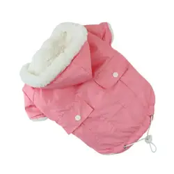 Теплая одежда для собак зимняя маленькая собака пальто куртка с капюшоном Кошка Щенок Чихуахуа Yorkie Одежда для собак Ropa Para Perros s m l xl