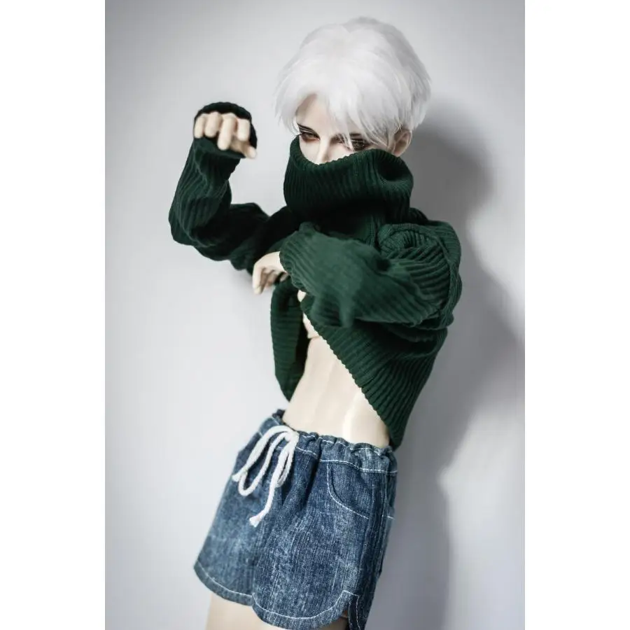 BJD кукла зеленый свитер наряды одежда Топ для женщин 1/3 1/4 17 &quotвысокий MSD SD13 DK DZ AOD DD