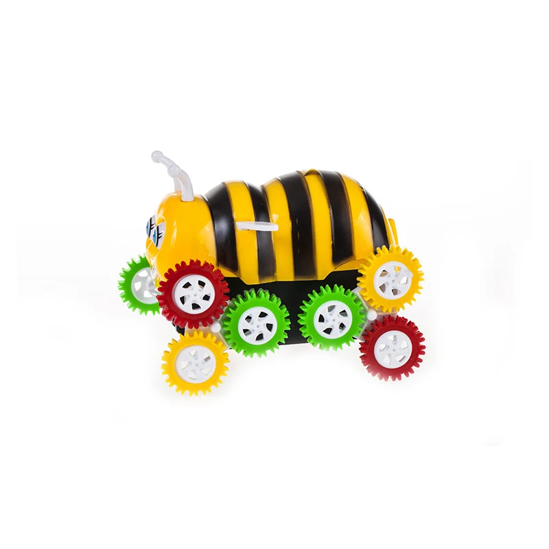

2pcs Novel and fun mini electric car skip bee children toy car birthday boy girl bee dumpers fun puzzle Car New Year gift