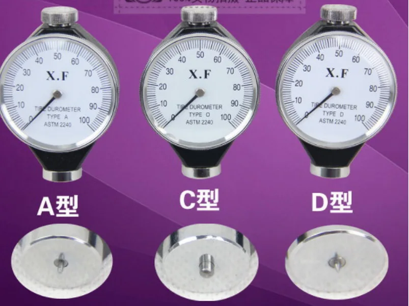 Shore TypeA Rubber Tire Durometer Hardness Tester Meter Measuring Tools