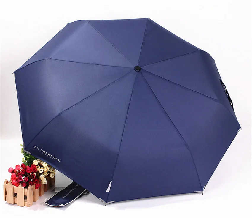 Креативный светодиодный светильник, светильник-вспышка, Зонт от дождя для женщин и мужчин, большой автоматический складной зонт