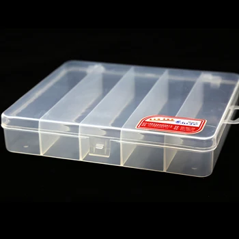 

17.5*15.5*3.5cm Fishing Box 5 Compartments Portable Dedicated Fishing Tackle Box Carp Fishing Accessories Box Alicate De Pesca