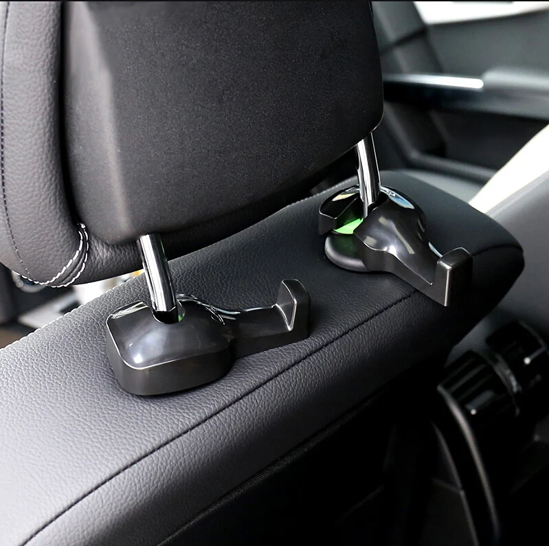 

2pcs/lot Car Back Seat Headrest Hanger Holder Hook for skoda passat b6 mazda 3 ford focus 3 mazda 6 vw polo bmw e90 Accessories