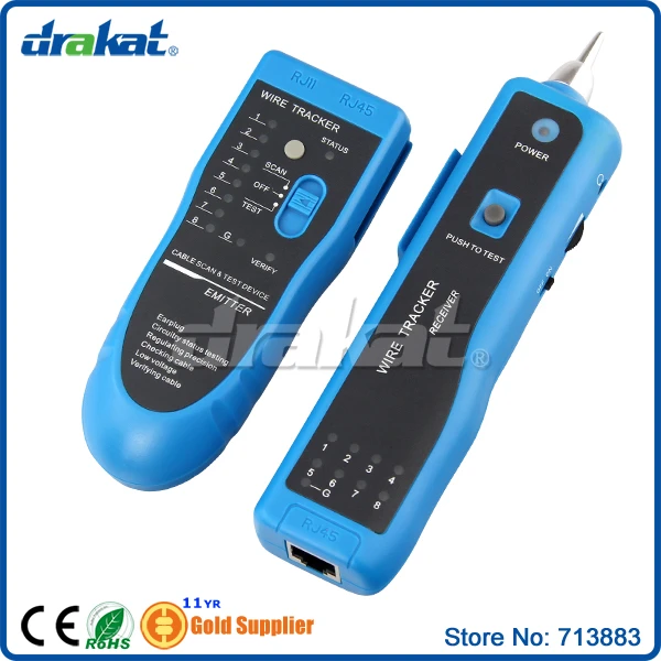 

Cable locator RJ45 RJ11 UTP STP FTP NF-801B
