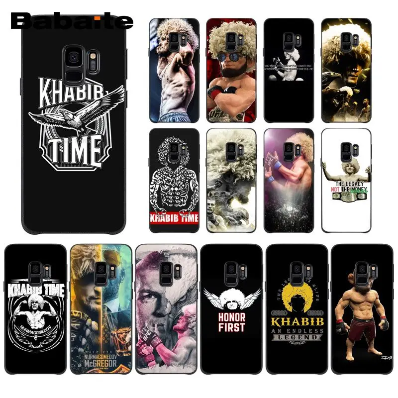

Babaite khabib nurmagomedov UFC Luxury High-end Phone Case for Samsung Galaxy S8 S7 edge S10 Plus S10E S10lite S9