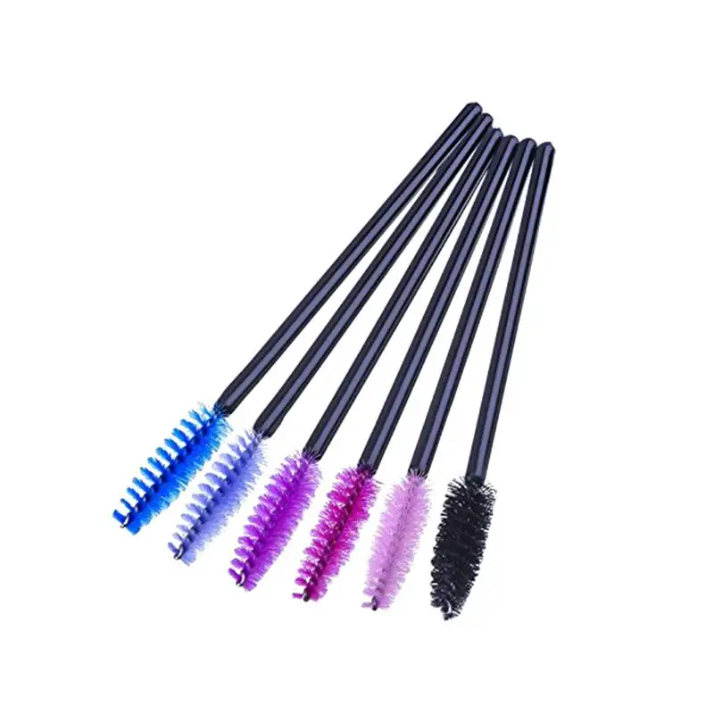 1 упаковка разноцветные одноразовые аппликаторы для макияжа|mascara wands|disposable mascara