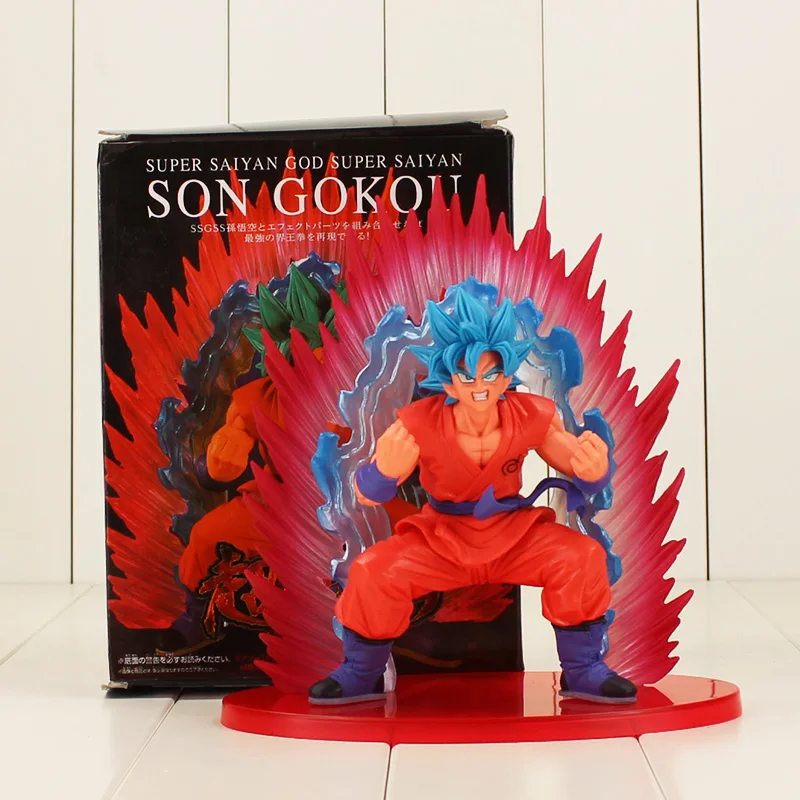 20cm Dragon Ball Z Super Saiyan God SSGSS Son Goku PVC Action Figure