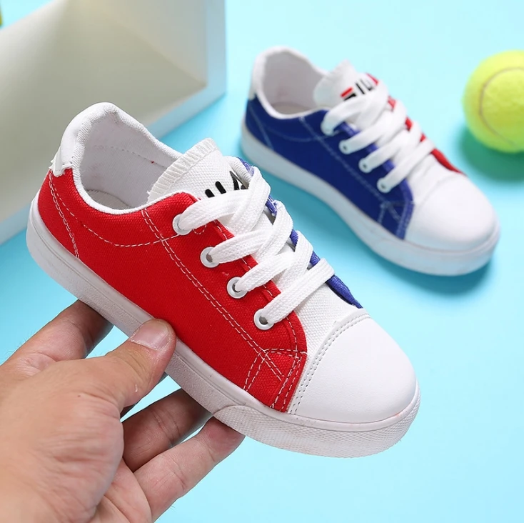 

MXHY2019Children Shoes Sport Breathable Boys Sneakers Brand Kids Shoes for Girls Jeans Denim Casual Child Flat Canvas Shoes25-36