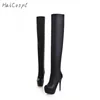 Chinese Size Nier Automata Boot Cosplay Shoe Women High Quality Anime Role Play 2B High Heels Shoe Halloween Girls ► Photo 1/6