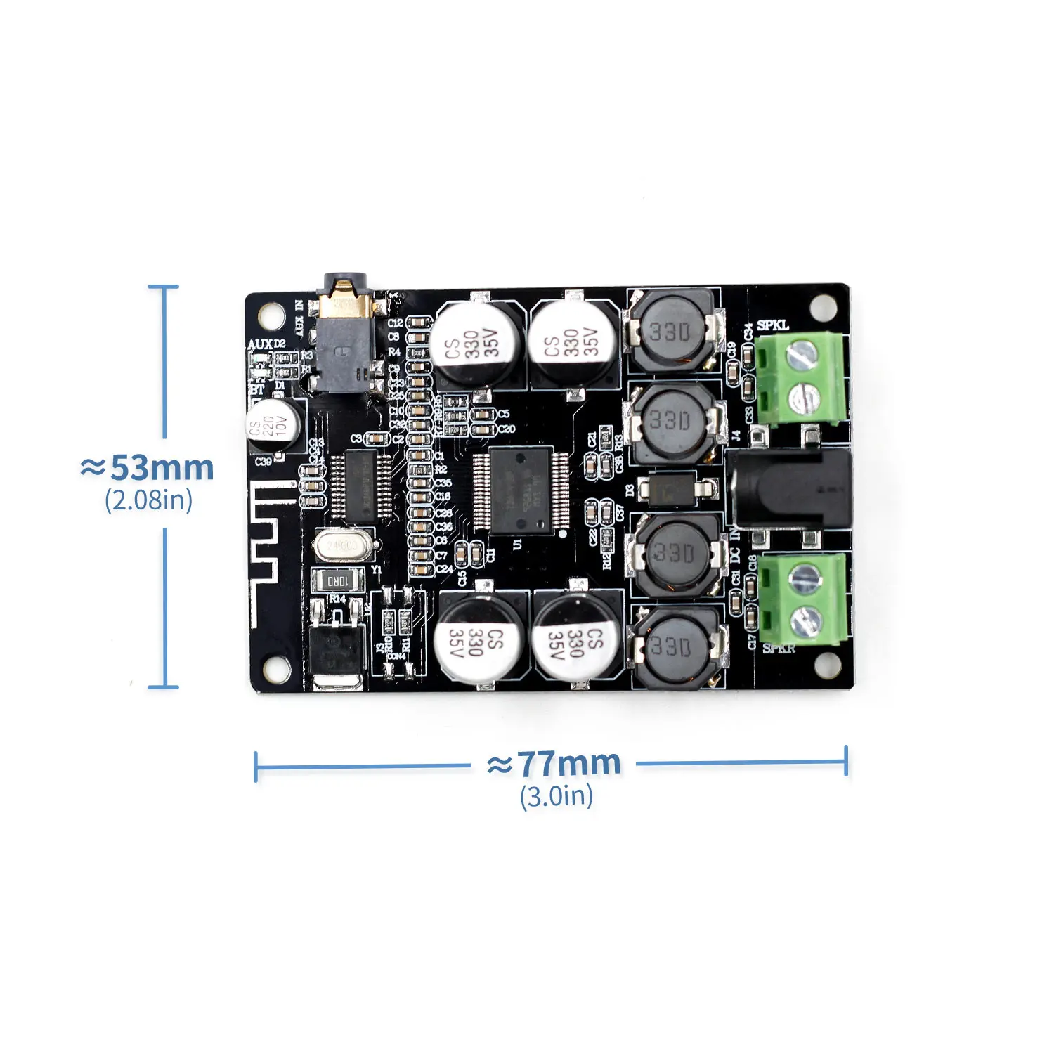 VHM-307 TDA7492P Bluetooth приемник усилитель аудио доска 25 Вт* 2 колонки Модифицированная музыка мини усилители Diy двухканальный