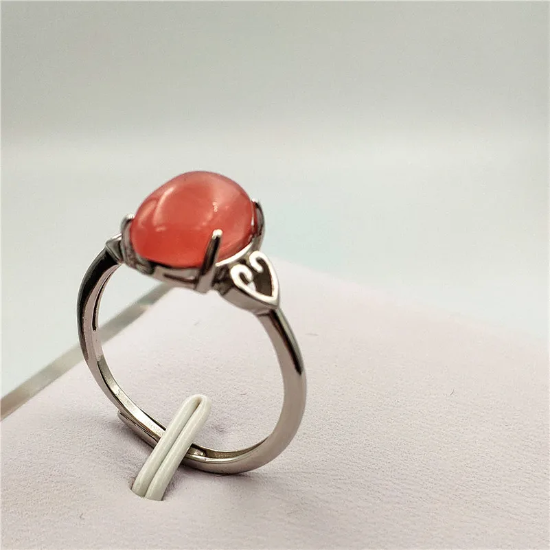 Adjustable Ring Natural Rhodochrosite (4)