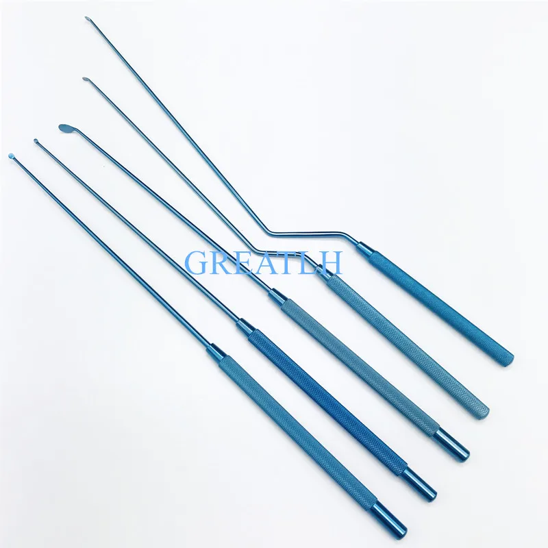 

Titanium Yasargil Micro Raspatory Angled Round tips shightly curved