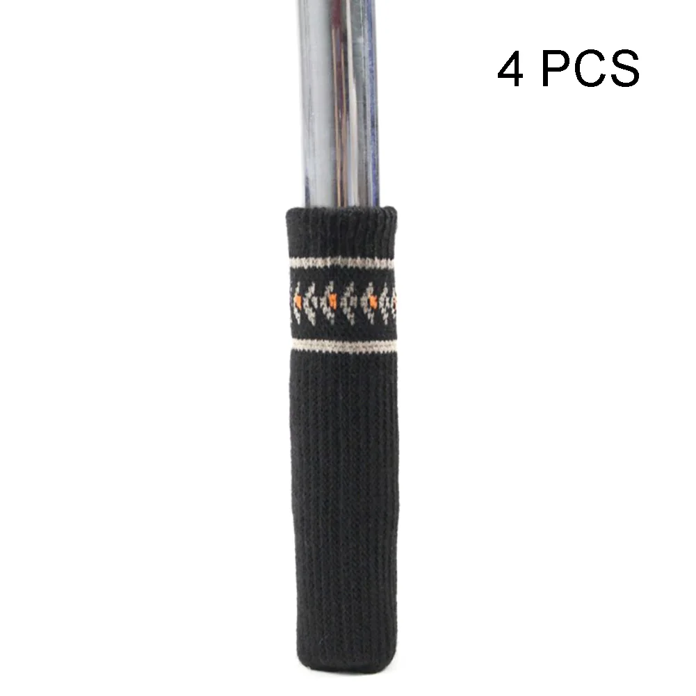 

4Pcs Furniture Table Socks Anti Scratch Knitting Caps Floor Protectors Covers Chair Leg Feet Pads Anti-slip Double Layer
