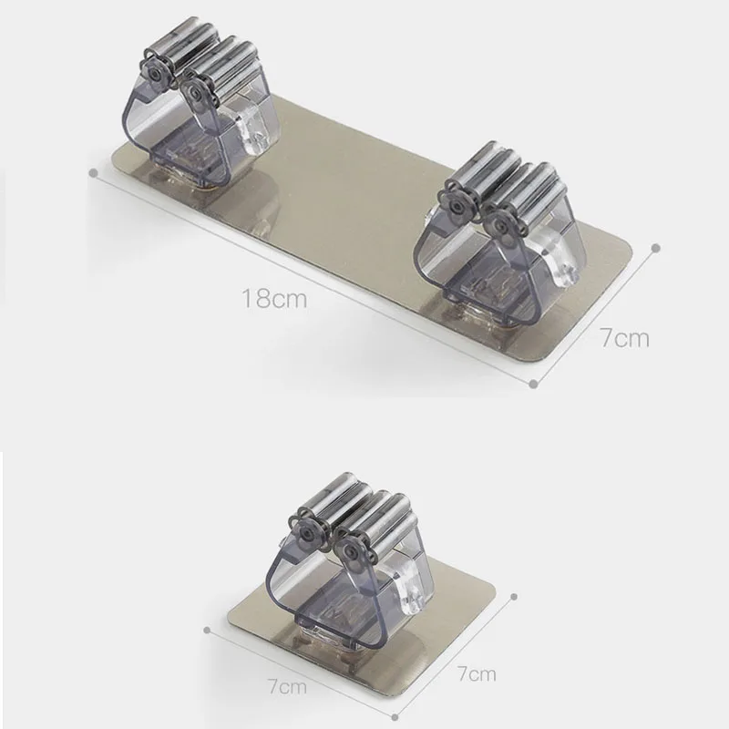 Настенный держатель для швабры, органайзер для кухни и ванной комнаты, держатель для хранения метлы/швабры, держатель для облаков, многофункциональная бесследная стойка