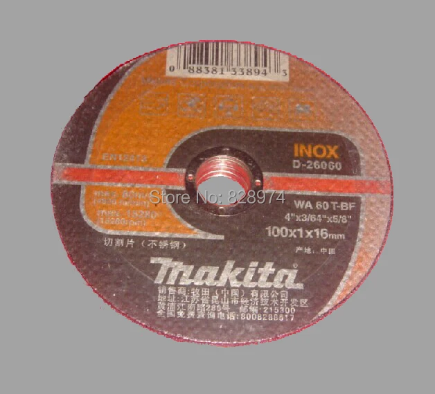 Free Shipping 5pcs/lot Makita Cutting Disc for Stainless Steel, Size
