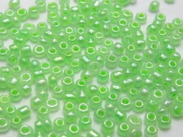 Caja de almacenamiento 5000 Verde Transparente Cristal Semilla Cuentas 2 mm 10//0