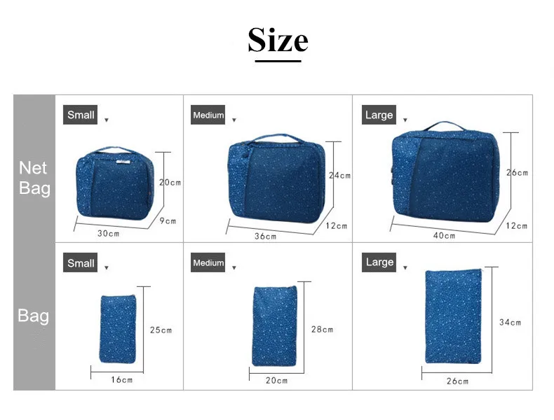 MeyJig 6 шт./компл. Водонепроницаемая дорожная сумка для хранения портативный чемодан-органайзер для одежды разделитель нижнего белья контейнер для бюстгальтеров коробки