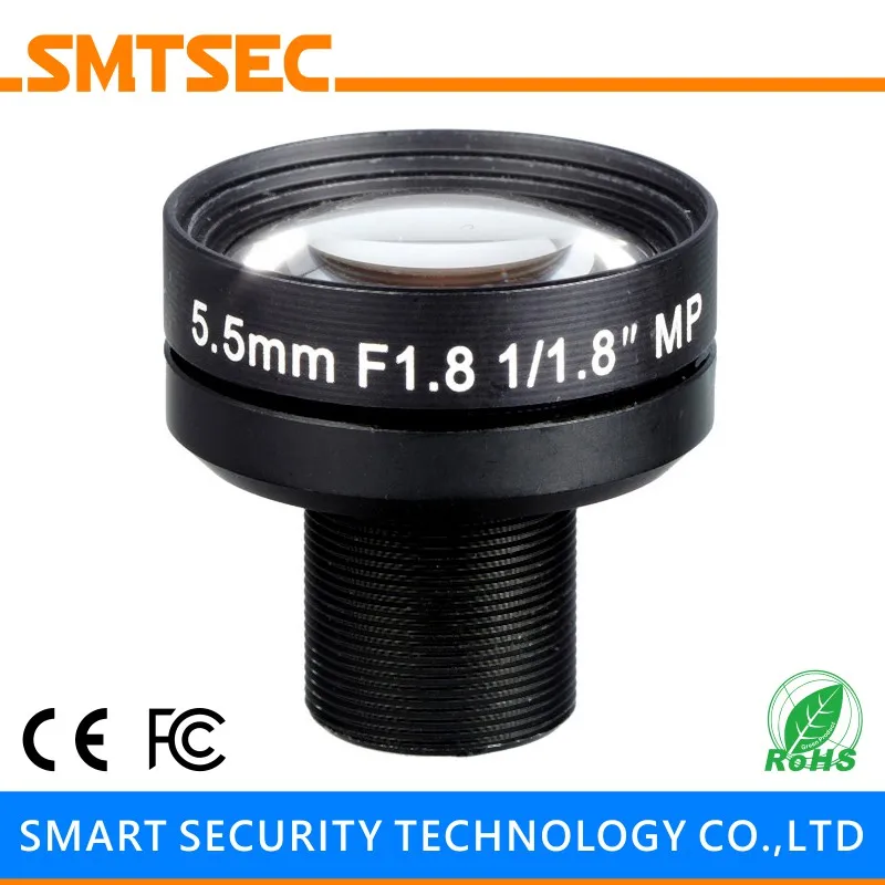 Объектив SMTSEC SL HD5518BMP 5 Мп 1/1.8 &quotF1.8 мм HD IPC M12 * 0 объектив камеры видеонаблюдения
