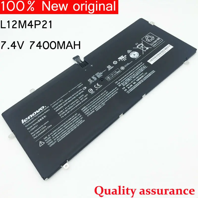 

New original L12M4P21 Laptop Battery for LENOVO Yoga 2 Pro 13 Inch 121500156 1CP5/57/128-2 7.4V 7400MAH 54WH