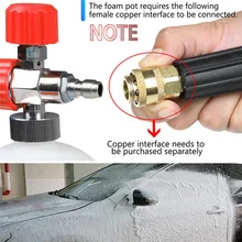 Портативный пенообразователь насадка для мойки автомобиля Мыло опрыскиватель снег пенопласт Копье для Karche пены высокого давления пистолет пушка все пластиковые