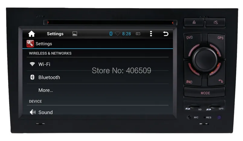Android 8,0 dvd-плеер автомобиля для Audi A4 2002-2008 с gps навигации радио BT USB SD AUX видео WI-FI Видео Стерео 4 Core 4G+ 32 г