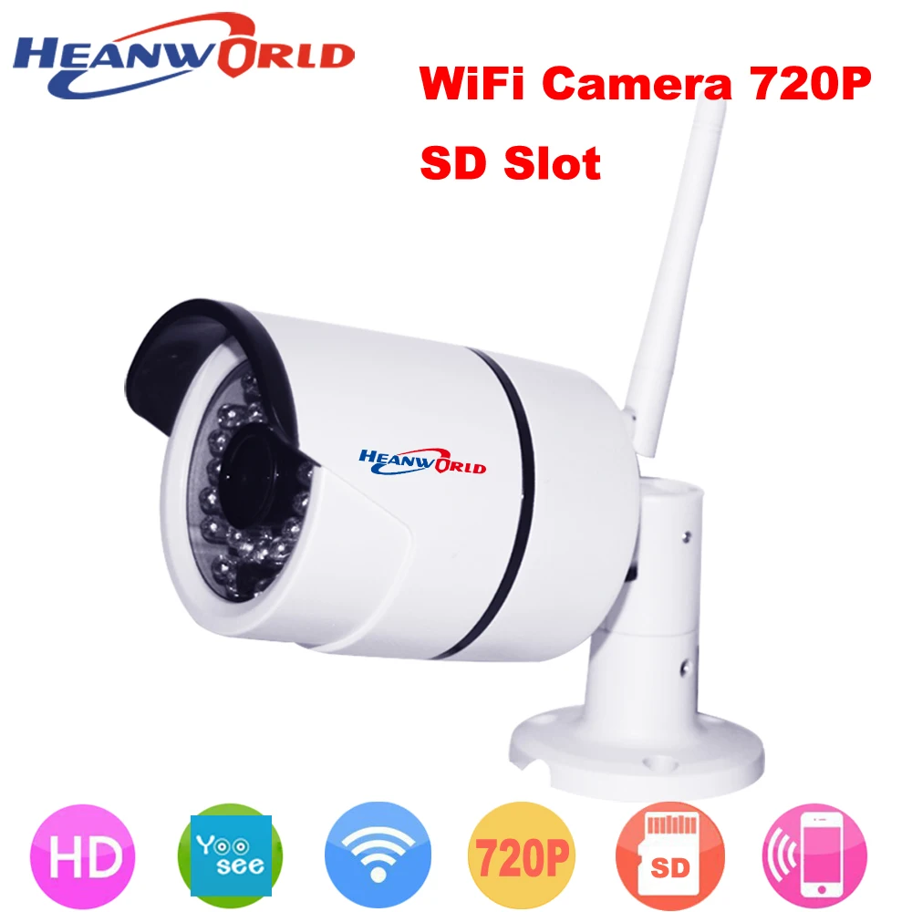 Waterproof Wireless Mini Wifi IP camera support micro SD card CCTV