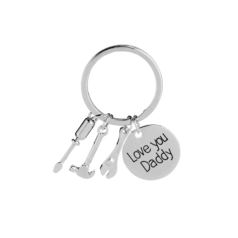 love you daddy keyring