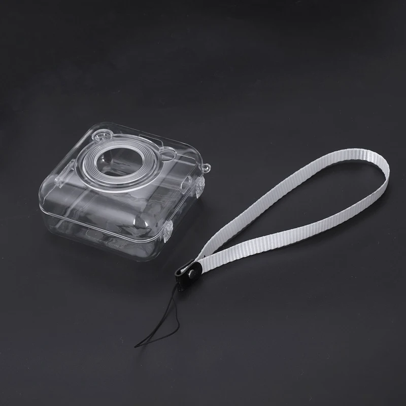 Прозрачный PC защитный чехол сумка с ремешком для перипажа бумаги фото принтера