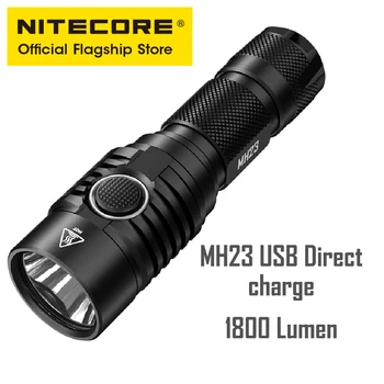 Online Nitecore MH23 Ultra Bright Long Shot USB Direct Charge Small Flashlight One-click Control Strong Light Flashlight