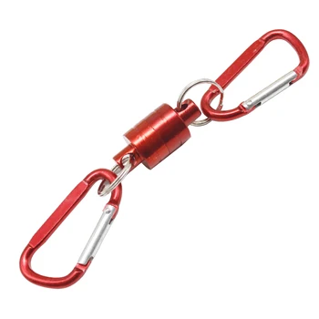 

Multi Functional Clip Magnet Buckle Outdoor Portable Practical Carabiner Fly Fishing Landing Durable Net Connector Quick Release