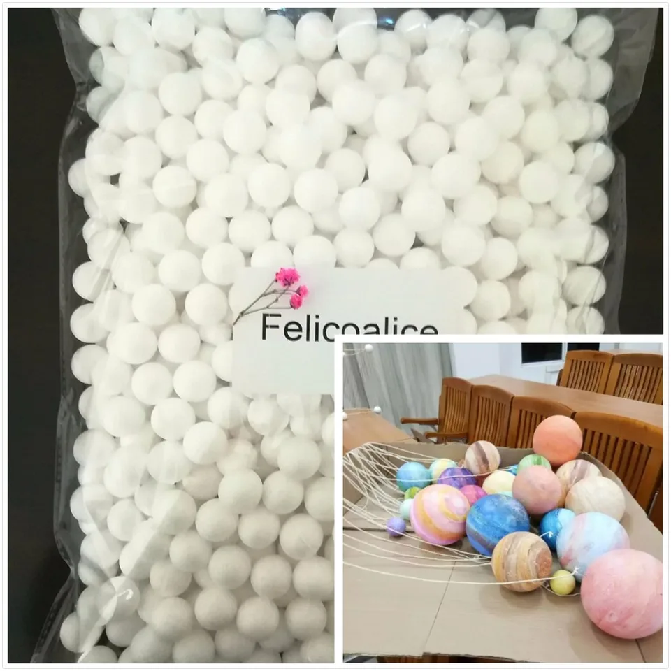Halve ballen van polystyreen - piepschuim vormen - basis