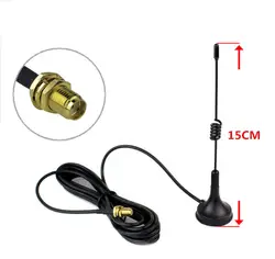 Автомобильный мини 400-470 MHZ SMA-F антенна для Kenwood TK3107 TK3160 TK3207 baofeng UV5R UV6R UV9R с подкладкой радио