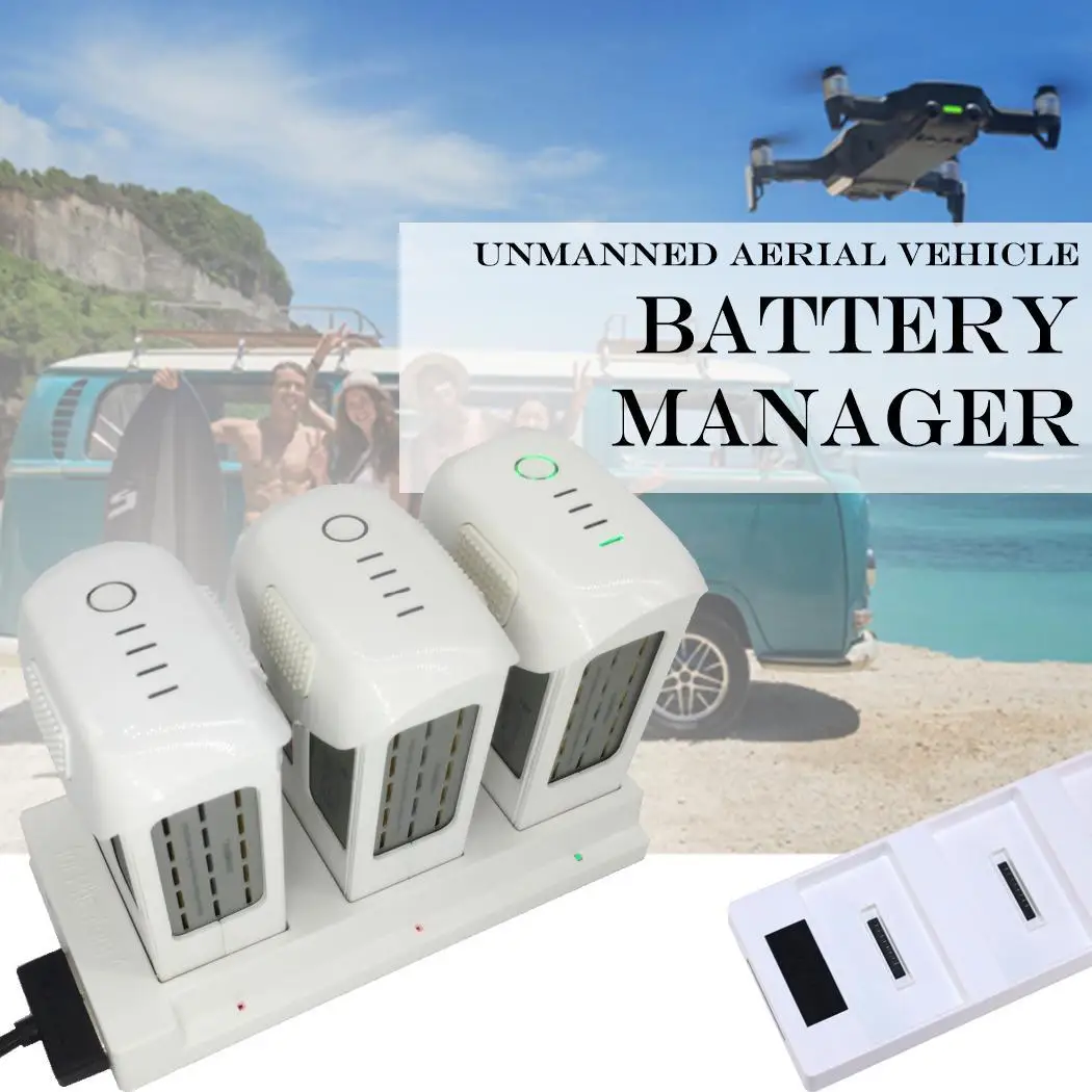 

3 In 1 4 Charging Hub Battery Charger for Phantom 4 Drone Flight Battery Manager