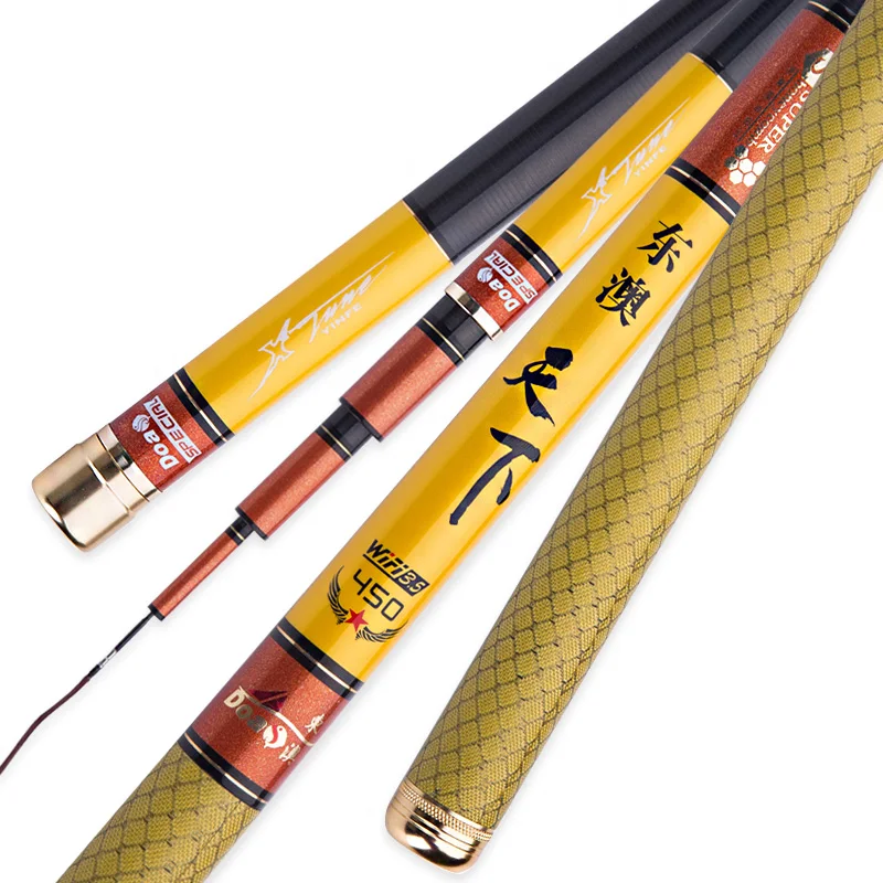 

Taiwan fishing rod ultralight superhard 19 black pit rod Tilapia carbon rod 3.5 H hand pole fishing rod Carp pole